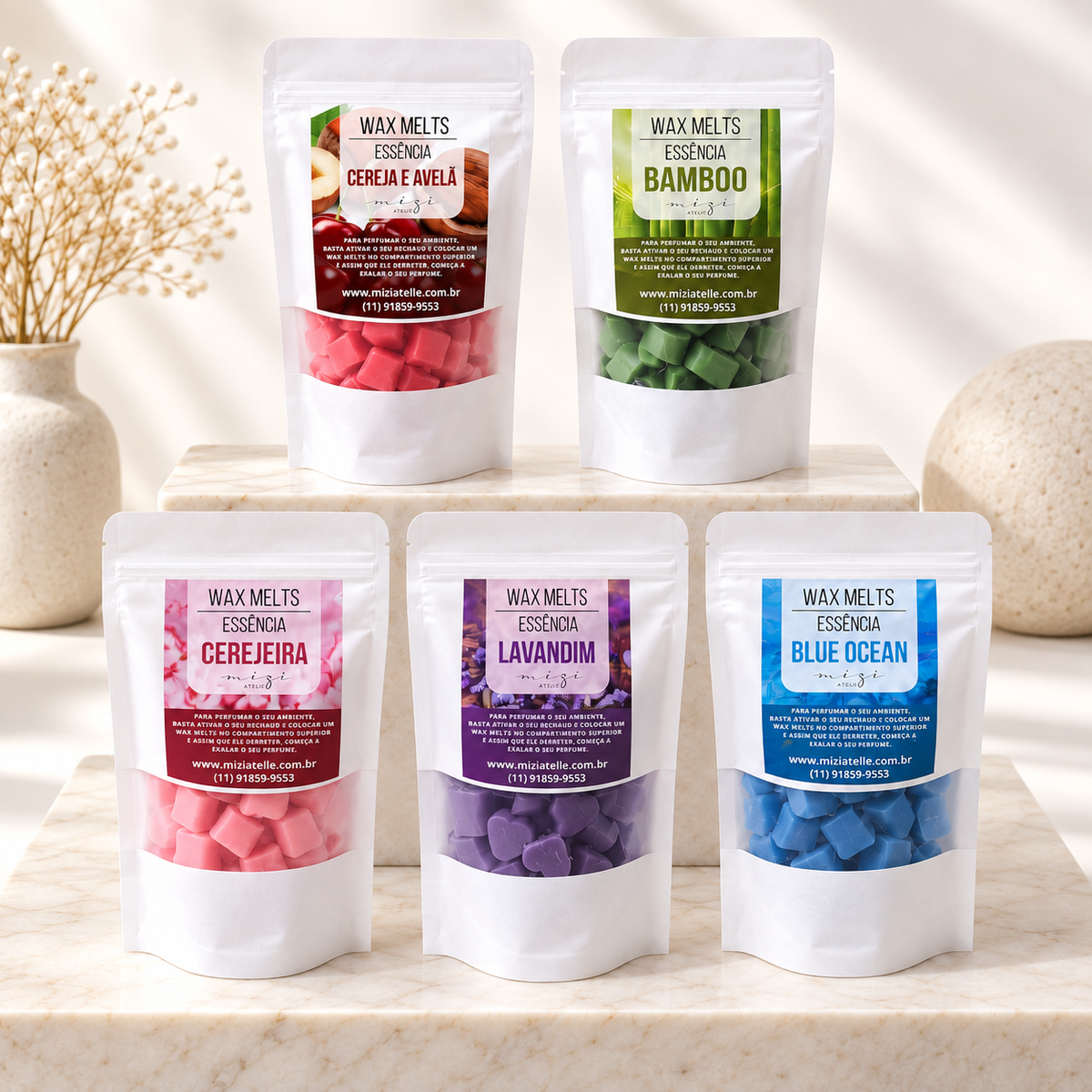 Cera Wax Melts para Rechaud