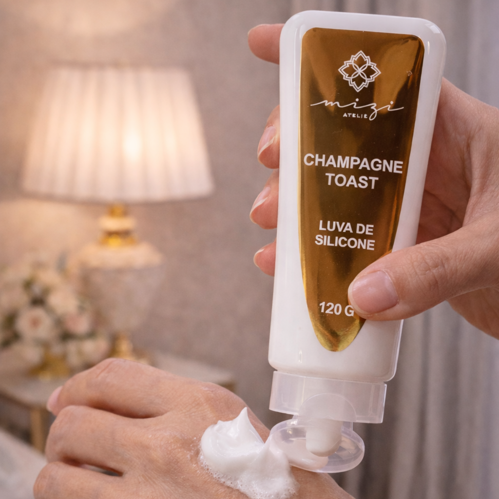 Luva de Silicone Champagne Toast