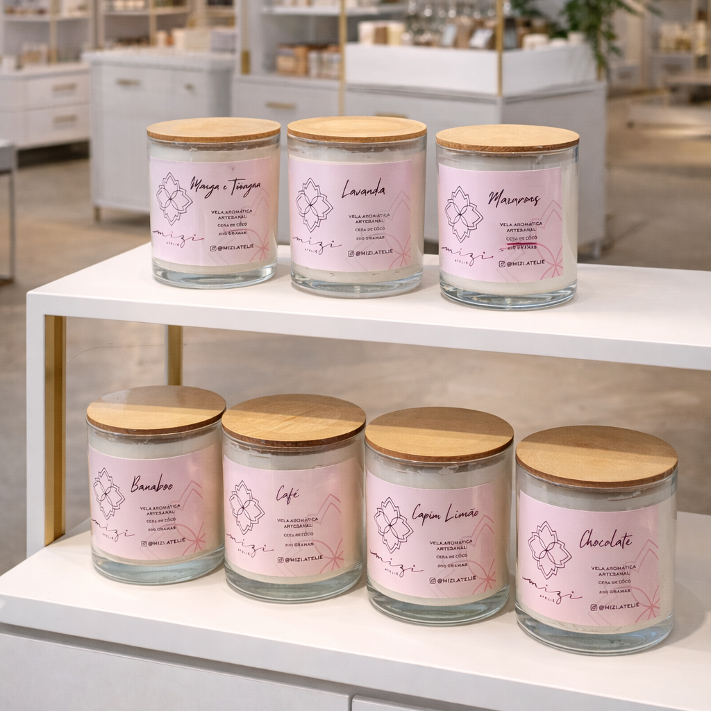 Vela Mizi Ateliê 200g