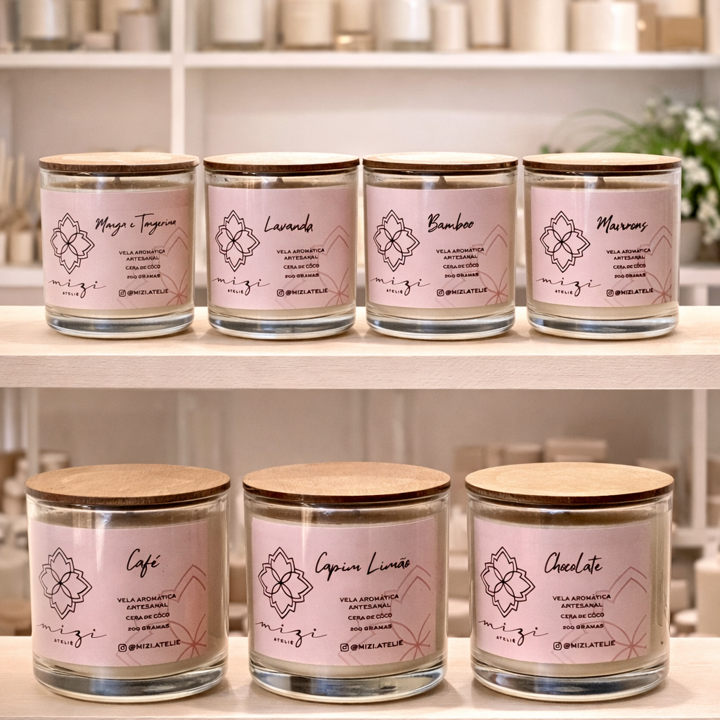 Vela Mizi Ateliê 200g