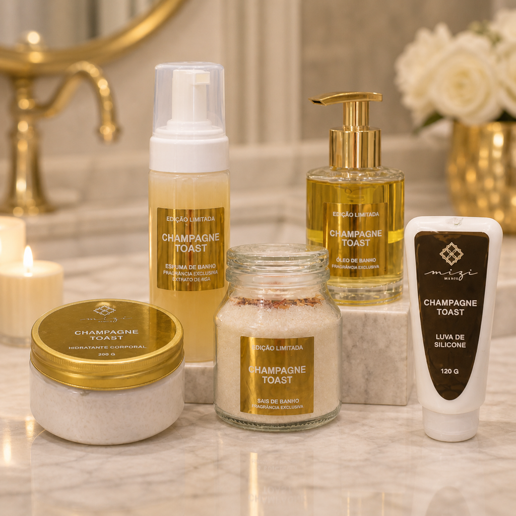 Kit Premium Inspiração Champagne Toast