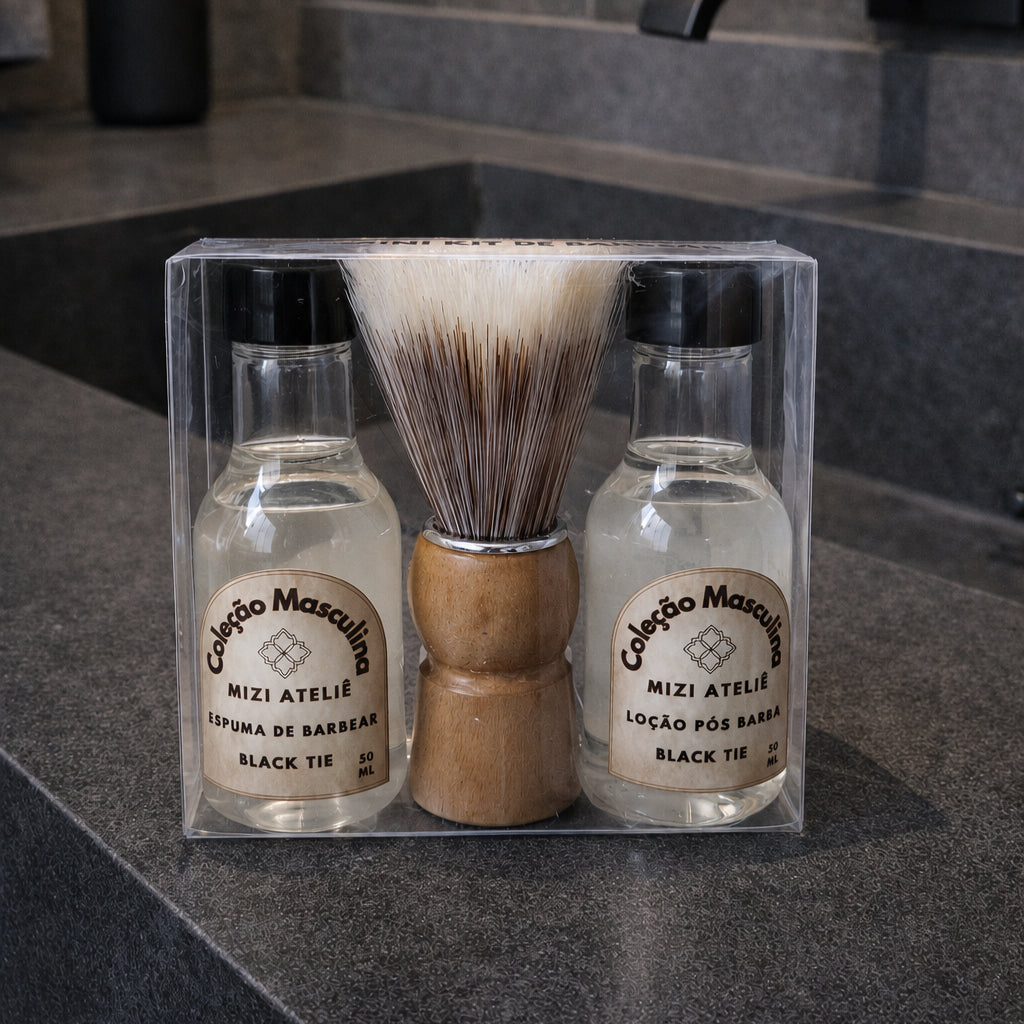 Mini Kit Barbear com Pincel