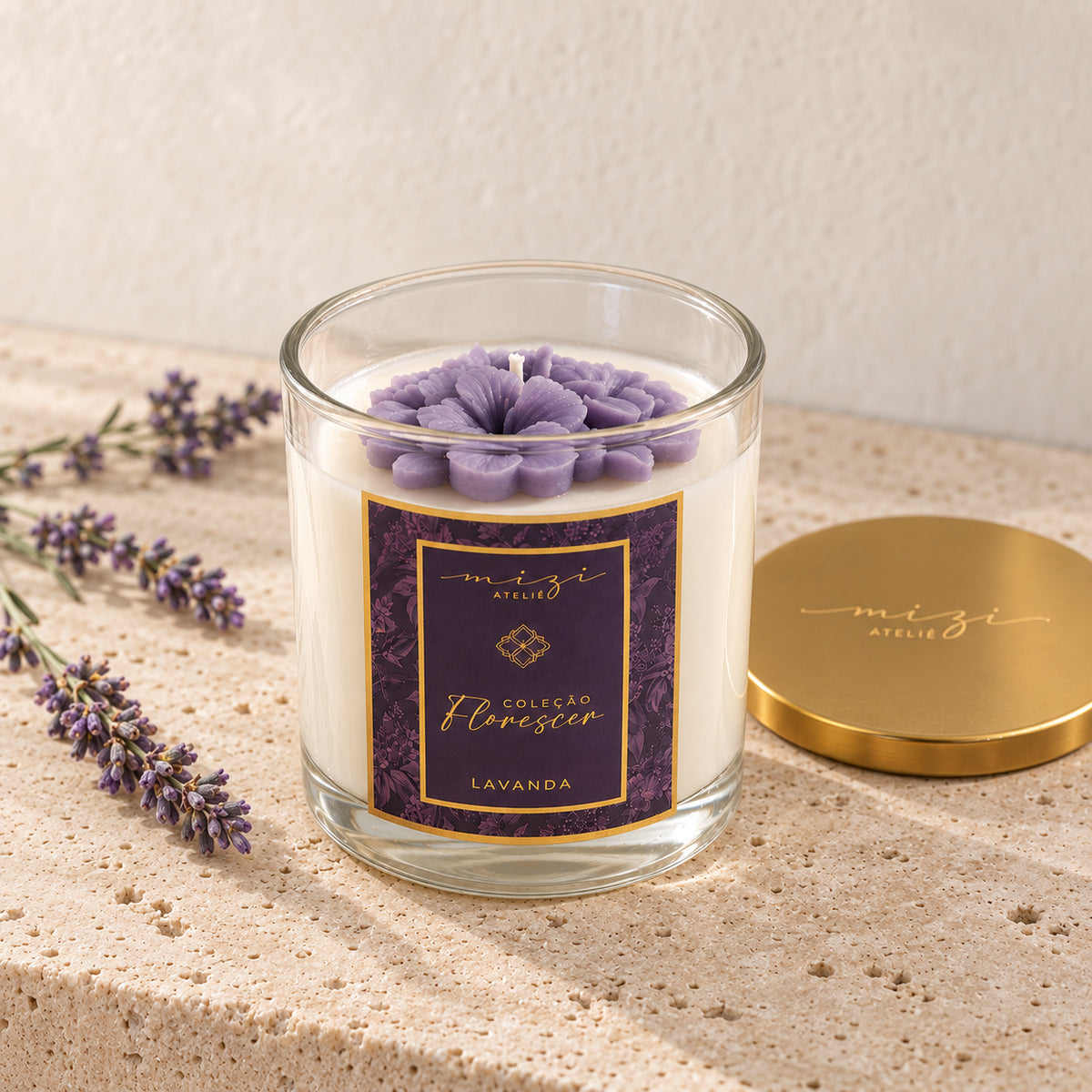 Vela Aromática Coleção Florescer 180g