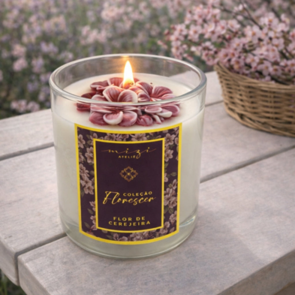 Vela Aromática Coleção Florescer 180g