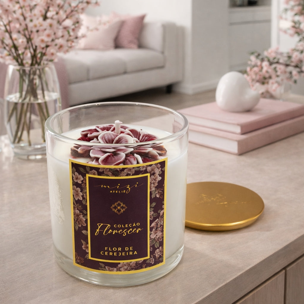 Vela Aromática Coleção Florescer 180g