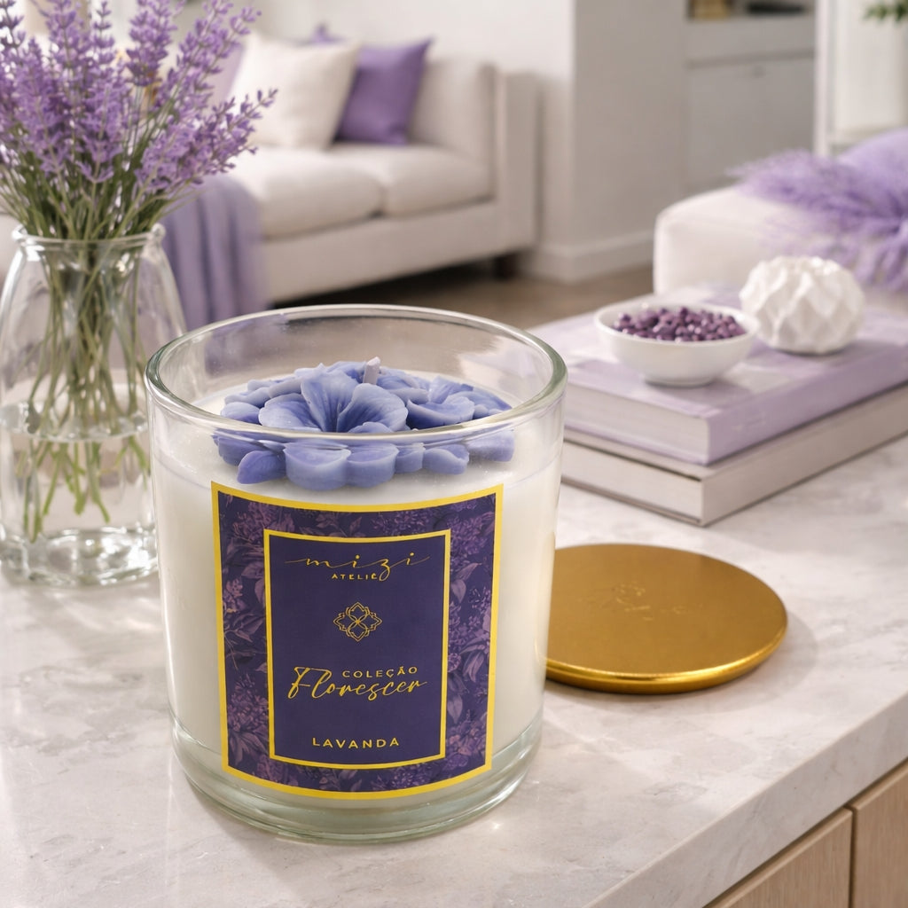 Vela Aromática Coleção Florescer 180g
