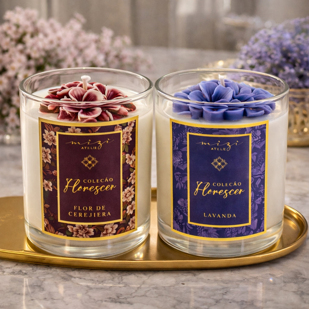 Vela Aromática Coleção Florescer 180g