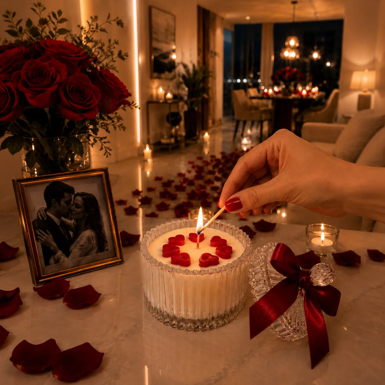 Vela Bomboniere Doce Amor – Morango com Chantilly
