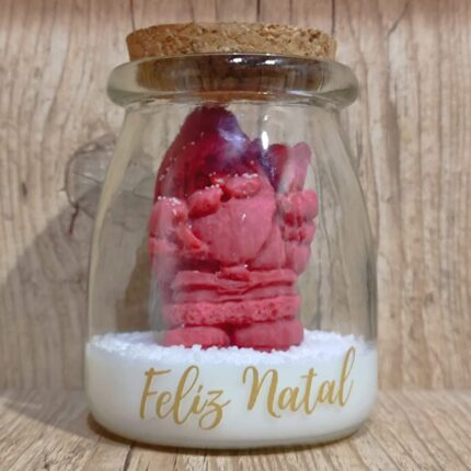 Vela Decoração Papai Noel